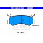 Ate Σετ τακάκια, Δισκόφρενα - 13.0460-5824.2
