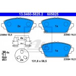 Ate Σετ τακάκια, Δισκόφρενα - 13.0460-5825.2