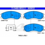 Ate Σετ τακάκια, Δισκόφρενα - 13.0460-5832.2