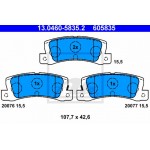 Ate Σετ τακάκια, Δισκόφρενα - 13.0460-5835.2