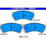Ate Σετ τακάκια, Δισκόφρενα - 13.0460-5839.2