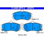 Ate Σετ τακάκια, Δισκόφρενα - 13.0460-5876.2