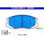 Ate Σετ τακάκια, Δισκόφρενα - 13.0460-5889.2