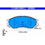 Ate Σετ τακάκια, Δισκόφρενα - 13.0460-5890.2