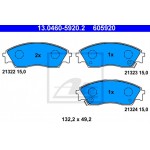 Ate Σετ τακάκια, Δισκόφρενα - 13.0460-5920.2