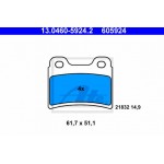 Ate Σετ τακάκια, Δισκόφρενα - 13.0460-5924.2