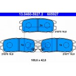 Ate Σετ τακάκια, Δισκόφρενα - 13.0460-5927.2