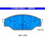 Ate Σετ τακάκια, Δισκόφρενα - 13.0460-5938.2