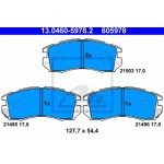 Ate Σετ τακάκια, Δισκόφρενα - 13.0460-5978.2