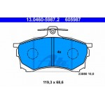 Ate Σετ τακάκια, Δισκόφρενα - 13.0460-5987.2