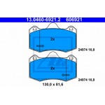 Ate Σετ τακάκια, Δισκόφρενα - 13.0460-6921.2