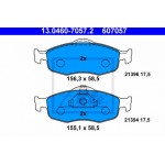 Ate Σετ τακάκια, Δισκόφρενα - 13.0460-7057.2