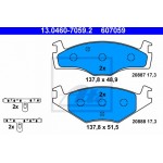 Ate Σετ τακάκια, Δισκόφρενα - 13.0460-7059.2