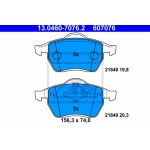 Ate Σετ τακάκια, Δισκόφρενα - 13.0460-7076.2