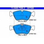Ate Σετ τακάκια, Δισκόφρενα - 13.0460-7086.2