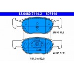 Ate Σετ τακάκια, Δισκόφρενα - 13.0460-7114.2