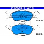 Ate Σετ τακάκια, Δισκόφρενα - 13.0460-7121.2