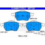 Ate Σετ τακάκια, Δισκόφρενα - 13.0460-7122.2