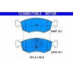 Ate Σετ τακάκια, Δισκόφρενα - 13.0460-7126.2