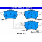 Ate Σετ τακάκια, Δισκόφρενα - 13.0460-7143.2