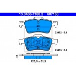 Ate Σετ τακάκια, Δισκόφρενα - 13.0460-7160.2
