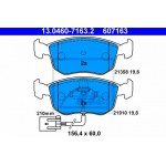 Ate Σετ τακάκια, Δισκόφρενα - 13.0460-7163.2
