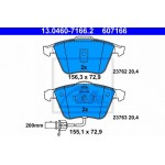 Ate Σετ τακάκια, Δισκόφρενα - 13.0460-7166.2