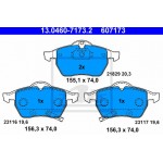 Ate Σετ τακάκια, Δισκόφρενα - 13.0460-7173.2