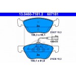 Ate Σετ τακάκια, Δισκόφρενα - 13.0460-7181.2