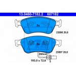 Ate Σετ τακάκια, Δισκόφρενα - 13.0460-7182.2