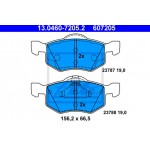 Ate Σετ τακάκια, Δισκόφρενα - 13.0460-7205.2