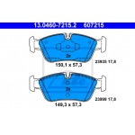 Ate Σετ τακάκια, Δισκόφρενα - 13.0460-7215.2