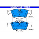 Ate Σετ τακάκια, Δισκόφρενα - 13.0460-7219.2