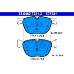 Ate Σετ τακάκια, Δισκόφρενα - 13.0460-7231.2 Ate Σετ τακάκια, Δισκόφρενα - 13.0460-7231.2