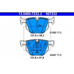 Ate Σετ τακάκια, Δισκόφρενα - 13.0460-7232.2