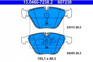 Ate Σετ τακάκια, Δισκόφρενα - 13.0460-7238.2