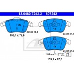 Ate Σετ τακάκια, Δισκόφρενα - 13.0460-7242.2