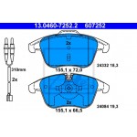 Ate Σετ τακάκια, Δισκόφρενα - 13.0460-7252.2