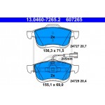 Ate Σετ τακάκια, Δισκόφρενα - 13.0460-7265.2