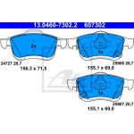 Ate Σετ τακάκια, Δισκόφρενα - 13.0460-7302.2