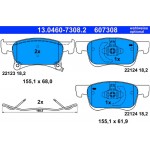 Ate Σετ τακάκια, Δισκόφρενα - 13.0460-7308.2