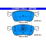 Ate Σετ τακάκια, Δισκόφρενα - 13.0460-7336.2