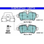 Ate Σετ τακάκια, Δισκόφρενα - 13.0470-2714.2