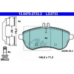 Ate Σετ τακάκια, Δισκόφρενα - 13.0470-2733.2