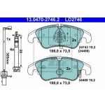 Ate Σετ τακάκια, Δισκόφρενα - 13.0470-2746.2