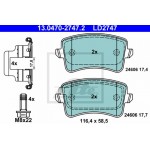 Ate Σετ τακάκια, Δισκόφρενα - 13.0470-2747.2