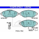 Ate Σετ τακάκια, Δισκόφρενα - 13.0470-2764.2