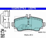 Ate Σετ τακάκια, Δισκόφρενα - 13.0470-2776.2
