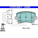 Ate Σετ τακάκια, Δισκόφρενα - 13.0470-2880.2