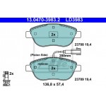 Ate Σετ τακάκια, Δισκόφρενα - 13.0470-3983.2